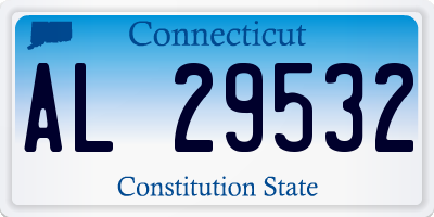 CT license plate AL29532