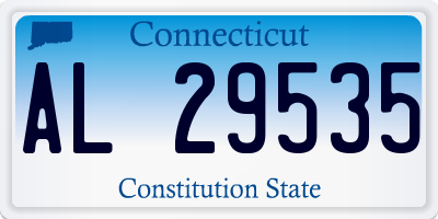 CT license plate AL29535