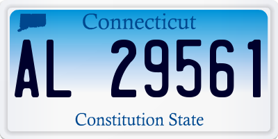CT license plate AL29561