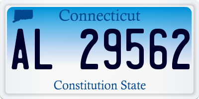 CT license plate AL29562