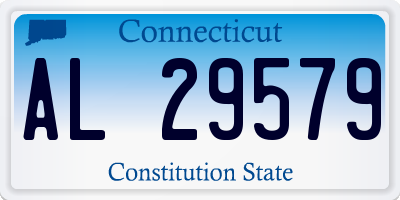 CT license plate AL29579