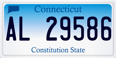 CT license plate AL29586