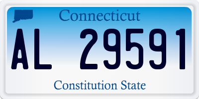CT license plate AL29591