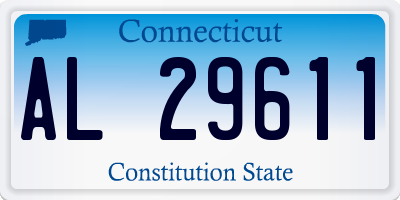 CT license plate AL29611