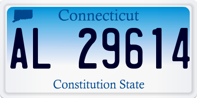 CT license plate AL29614