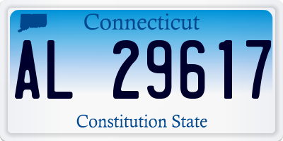 CT license plate AL29617
