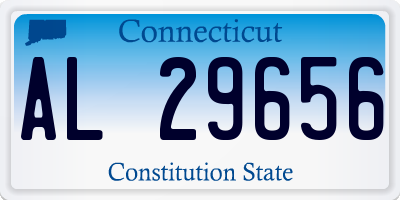 CT license plate AL29656