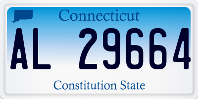 CT license plate AL29664