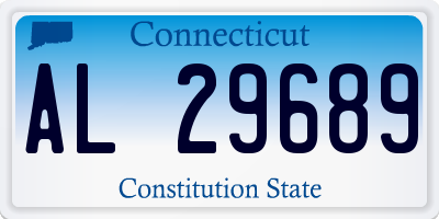 CT license plate AL29689