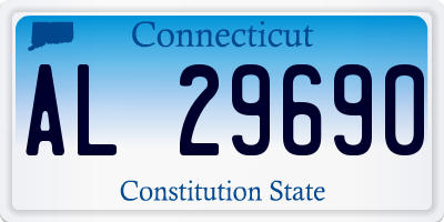 CT license plate AL29690