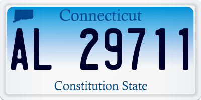 CT license plate AL29711