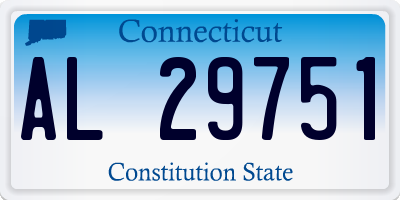CT license plate AL29751