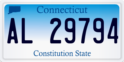 CT license plate AL29794
