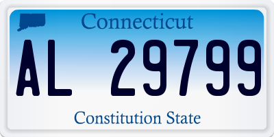 CT license plate AL29799