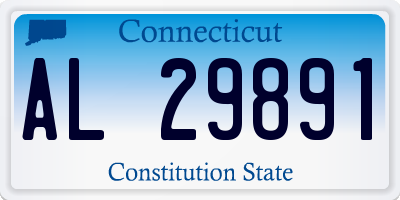 CT license plate AL29891