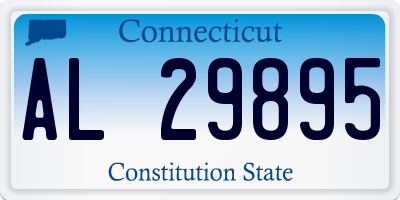 CT license plate AL29895