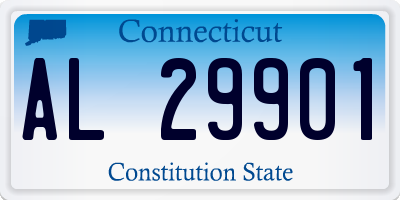 CT license plate AL29901