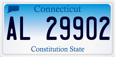 CT license plate AL29902