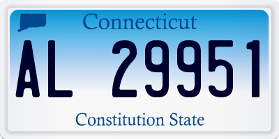 CT license plate AL29951