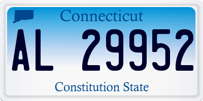 CT license plate AL29952