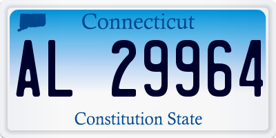 CT license plate AL29964
