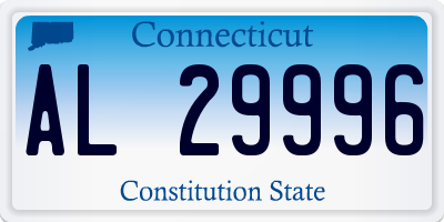 CT license plate AL29996