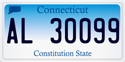 CT license plate AL30099