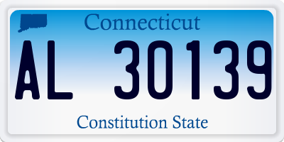 CT license plate AL30139