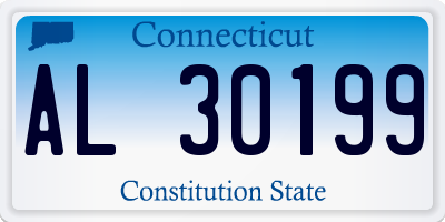 CT license plate AL30199