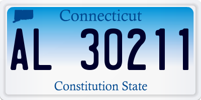 CT license plate AL30211