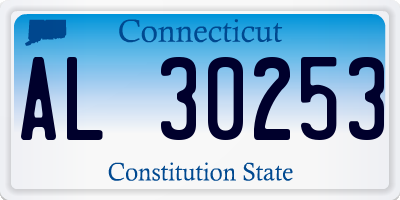 CT license plate AL30253