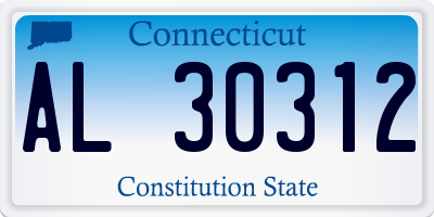 CT license plate AL30312