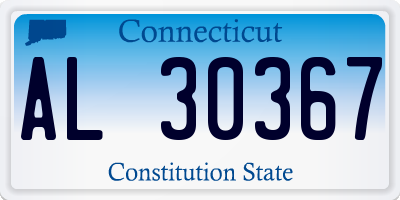 CT license plate AL30367