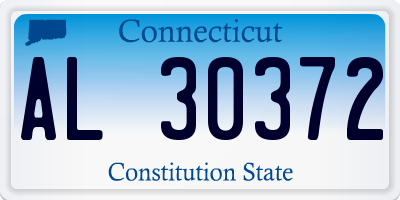 CT license plate AL30372