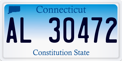 CT license plate AL30472