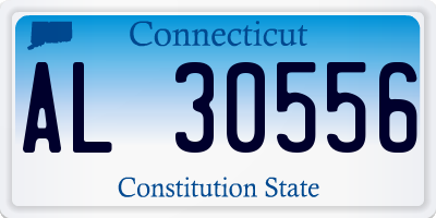 CT license plate AL30556