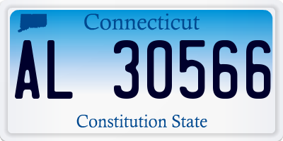 CT license plate AL30566