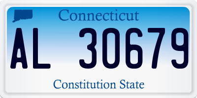 CT license plate AL30679