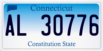 CT license plate AL30776