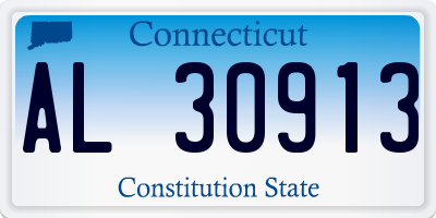 CT license plate AL30913