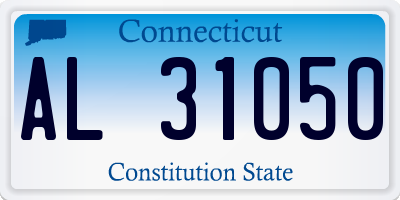 CT license plate AL31050