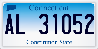 CT license plate AL31052