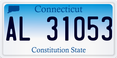 CT license plate AL31053