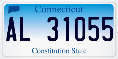 CT license plate AL31055
