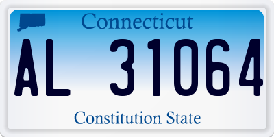 CT license plate AL31064