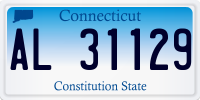 CT license plate AL31129