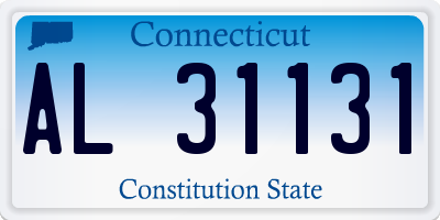 CT license plate AL31131