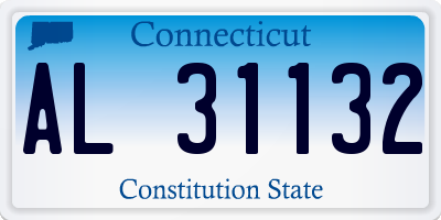 CT license plate AL31132