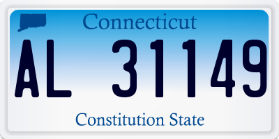 CT license plate AL31149