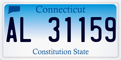 CT license plate AL31159
